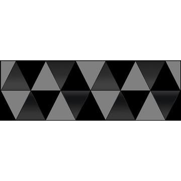 Плитка-декор настенный Ceramica Classic Sigma 60х20, perla, черный