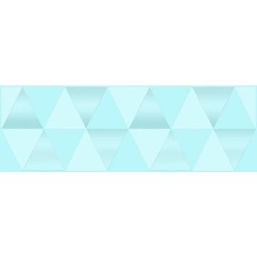 Плитка-декор настенный Ceramica Classic Sigma 60х20, perla, голубой
