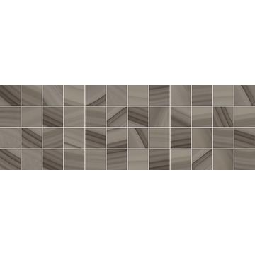 Плитка-декор настенный Laparet Agat 60х20, мозаичный, кофейный