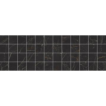 Плитка-декор настенный Laparet Royal 60х20, мозаичный, черный