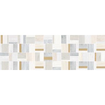 Плитка-декор настенный Laparet Step 60х20, мозаичный, микс