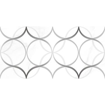 Плитка-декор настенный Laparet Кристал 60х30, резонанс белый