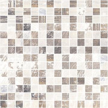 Плитка-декор настенный Laparet Экстра 30х30, мозаика коричнево-бежевый