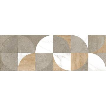 Настенная плитка Laparet Arctic 60х20, бежевый мозаика