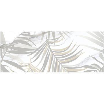 Плитка декор настенный Laparet Aria ботаника-2 20х50, белый