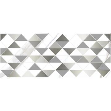 Плитка декор настенный Laparet Aria fumo 20х50  серый