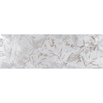 Плитка-декор настенный Meissen Keramik Bosco Verticale 75х25, цветы серый Плитка-декор настенный Meissen Keramik Bosco Verticale 75х25, цветы серый
