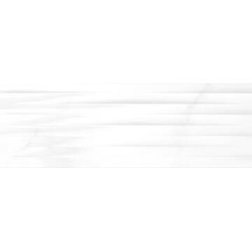 Настенная плитка Meissen Keramik Elegance 75х25, рельеф, полосы, белый