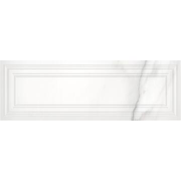 Настенная плитка Meissen Keramik Gatsby 75х25, белый, рельеф