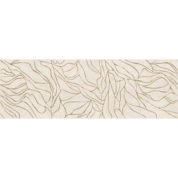 Плитка-декор настенный Meissen Keramikt Organic 75х25, нити, бежевый