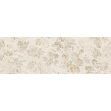 Плитка-декор настенный Meissen Keramik Organic 75х25, цветы, бежевый Плитка-декор настенный Meissen Keramik Organic 75х25, цветы, бежевый