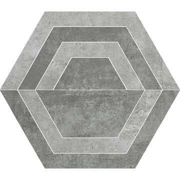 Плитка-декор универсальный Paradyz Scratch 29.8x26, Grys, Heksagon, C
