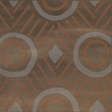 Плитка-декор напольный Paradyz Tigua 29.8х29.8, brown decor A