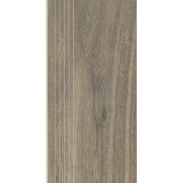 Напольная плитка Paradyz Wood 29.8х59.8, brown stopnica