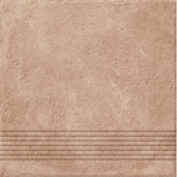 Напольная плитка Cersanit Carpet 29.8х29.8, ступень, темно-бежевый