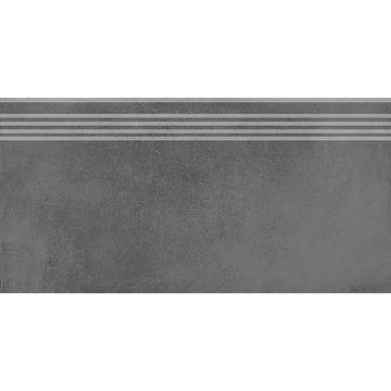Плитка для ступеней Kerama Marazzi Мирабо 60х30, серый темный обрезной