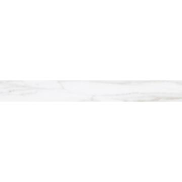 Бордюр Vitra Palissandro 60х7, белый напольный