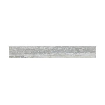 Бордюр Vitra Travertini 7х60, серый