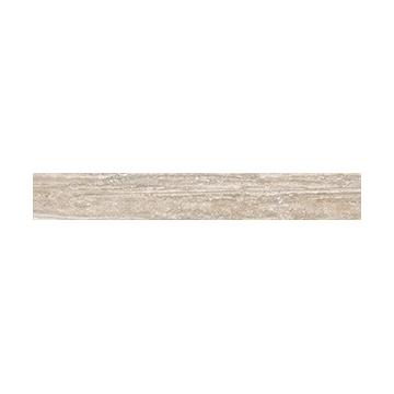 Бордюр Vitra Travertini 7х60, коричневый