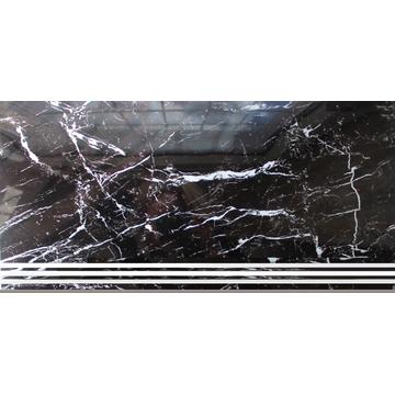Напольная плитка Instone Marble 60х30, black, полоски
