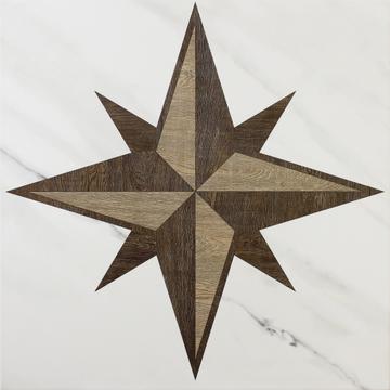 Напольная плитка Евро Керамика Каллаката 60х60, вставка, звезда