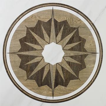 Напольная плитка Евро Керамика Каллаката 60х60, вставка, окружность