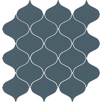 Мозаика Meissen Keramik Ocean Romance 29.3х28.1, turquoise mosaic satin