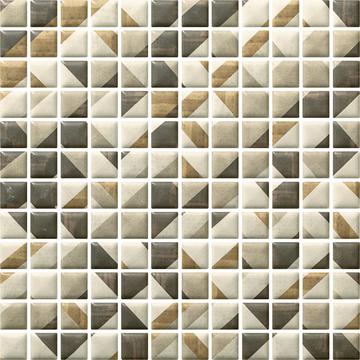 Плитка-мозаика настенная Paradyz Enya 29.8x29.8, Grafit, Mix, пресованная
