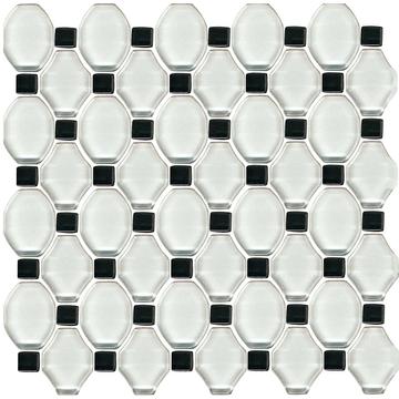 Плитка-мозаика настенная Paradyz Secret 29.8x29.8, Bianco, стеклянный