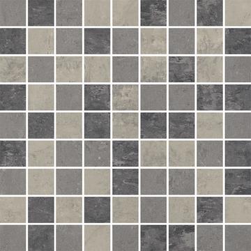 Плитка-мозаика универсальная Paradyz Mistral 29.8x29.8, Grys, резанная, полированная