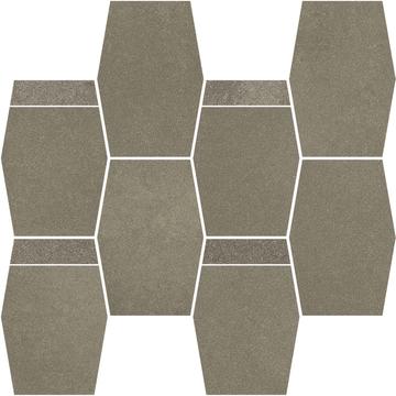 Платка-декор напольный Paradyz Naturstone 28.6х23.3, umbra mozaika hexagon