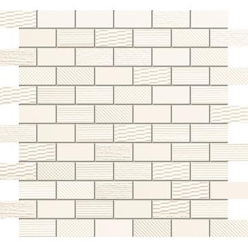 Плитка-мозаика настенная Tubadzin (Domino) Grafite 29.8х29.8, white