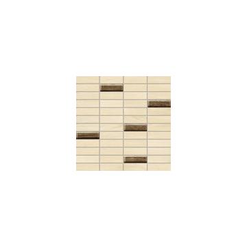 Плитка-мозаика напольная Tubadzin (Arte) Moringa 29.8х29.8, beige glass