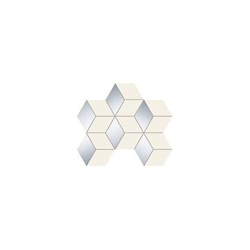 Плитка-мозаика настенная Tubadzin (Arte) Senza 28.9х22.1, white hex