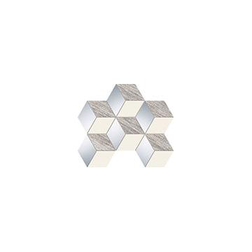 Плитка-мозаика настенная Tubadzin (Arte) Senza 28.9х22.1, grey hex