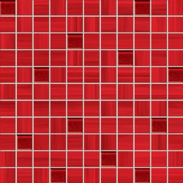 Плитка-мозаика настенная Tubadzin Wave 30x30, Red