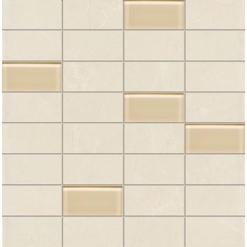 Плитка-мозаика настенная Tubadzin Gobi 30.3x30.8, White