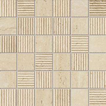 Плитка-мозаика напольная Tubadzin Travertine 2A 29.8x29.8
