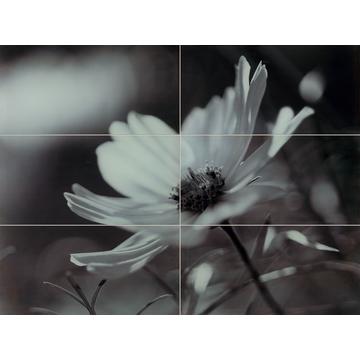 Настенная плитка-декор панно Tubadzin (DOMINO) Joy flower glass 6-elementowy 89,8x67,3