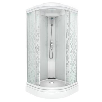 Душевая кабина Triton Стандарт А3 90х90 ДН4 стекла мозайка