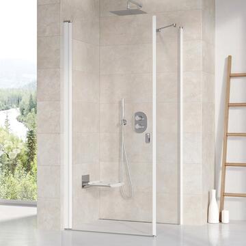 Душевой уголок Ravak Chrome Ravak CRV1+CPS 100x100 (прозрачный/белый)