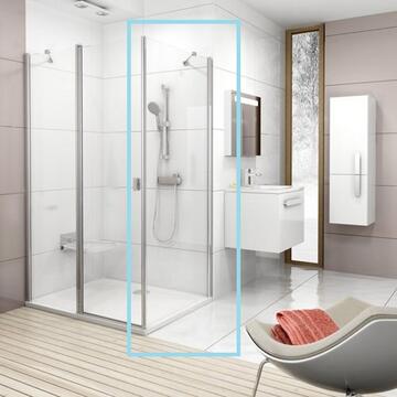 Душевая стенка Ravak Chrome CPS-100 блестящий Transparent