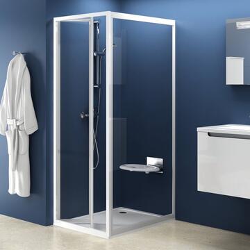 Душевая стенка Ravak Chrome PSS-90 белая+Транспарент