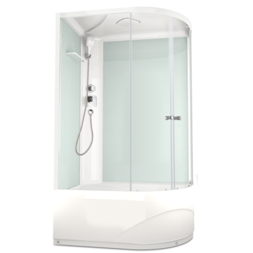 Душевая кабина Domani-Spa Delight 128 высокий поддон левая