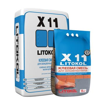 Клеевой состав (клей для плитки) Litokol X11, 5 кг