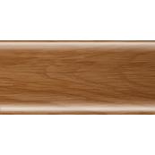 Пластиковый плинтус Rico Leo 250х6 см, дуб янтарный 124