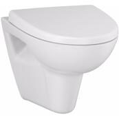 Унитаз подвесной Cersanit Parva New Clean On, безободковый, с сиденьем