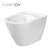 Унитаз подвесной Cersanit City New Clean On, безободковый, без сиденья