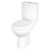 Унитаз напольный Cersanit Nature New Clean On, компакт, с сиденьем
