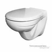 Унитаз подвесной Керамин Гранд, горизонтальный выпуск, белый